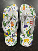 Chinelo de Dedo - Branco  Brasil Royal -01