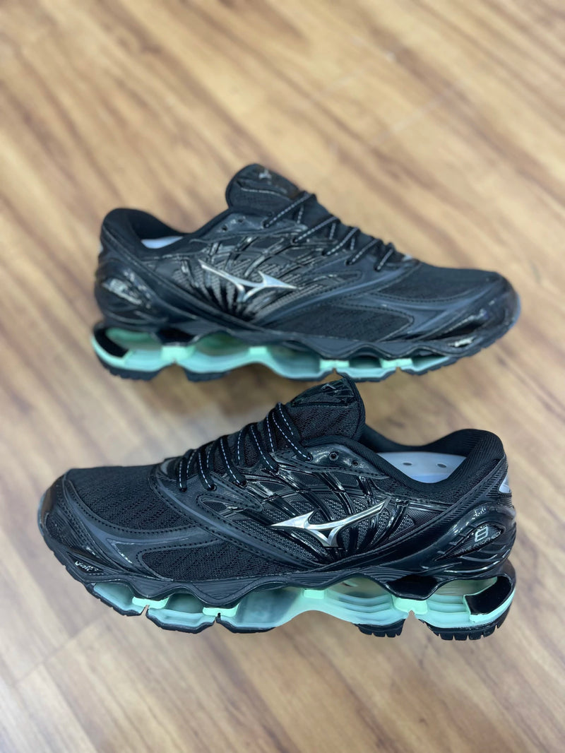 MIZUNO PRO 8 - PRETO VERDE ÁGUA