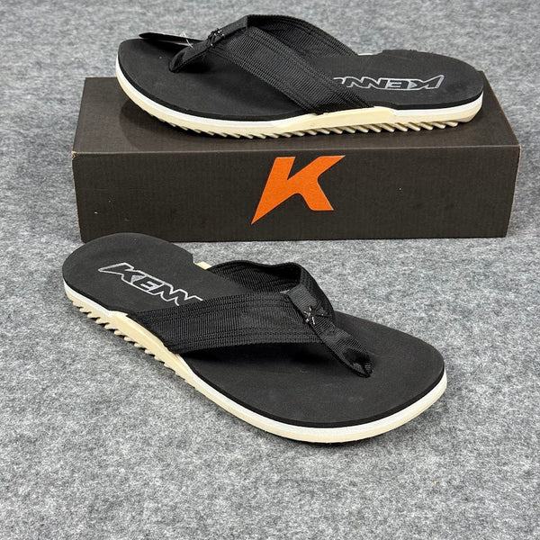 Chinelo Kenner NK6 - Preto Bege