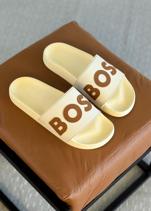 Chinelo Slide EVA - BOS - BGE MARRON