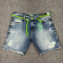 Bermuda Brow Jeans Estilo Jogador - 01