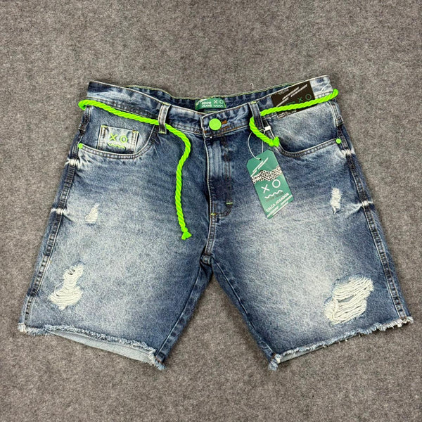 Bermuda Brow Jeans Estilo Jogador - 01