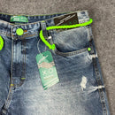 Bermuda Brow Jeans Estilo Jogador - 01