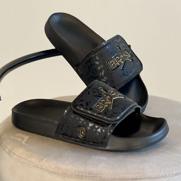Chinelo Slide EVA BRASIL com velcro - PTO -01