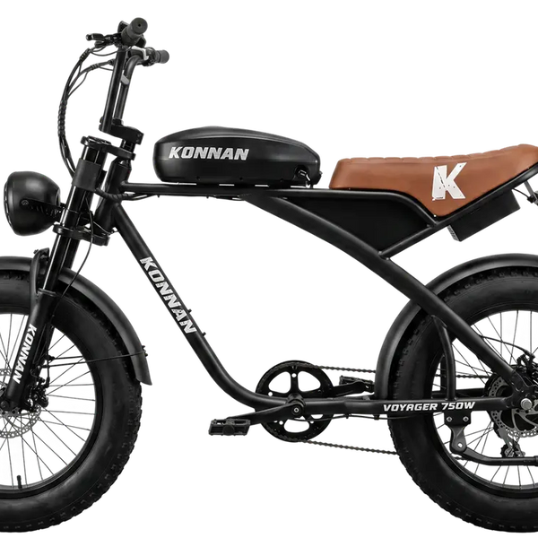 BICICLETA ELETRICA VOYAGER 750W PRETO/BRANCO BATERIA DE LITIO 48V - LE-151