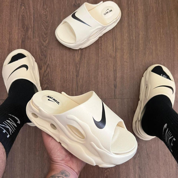 Slide Esportivo Masculino Bege |  Estilo Urbano e Máximo Conforto