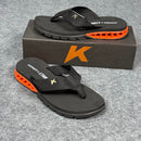 Chinelo Kenner Rakka - Preto Laranja