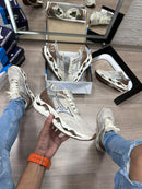 Mizuno Wave Stratos Off White e Marrom Atacado