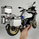 Miniatura de motocicleta BMW R1250 GS ADV em escala 1:6