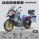 Miniatura de motocicleta BMW R1250 GS ADV em escala 1:6