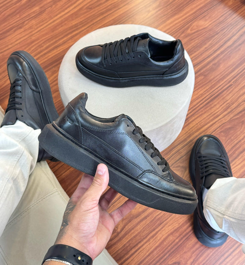 Tênis Hugo Boss Casual Masculino Preto Premium