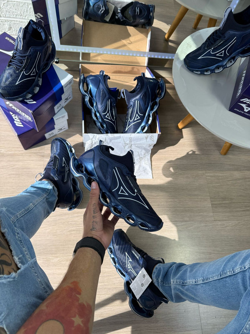 Tênis Mizuno Prophecy 14 Marinho Masculino Premium