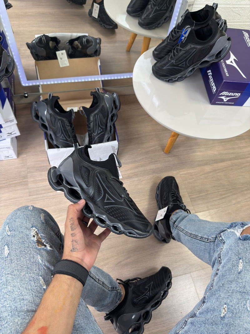 Tênis Mizuno Prophecy 14 Preto Grafitti Masculino Premium