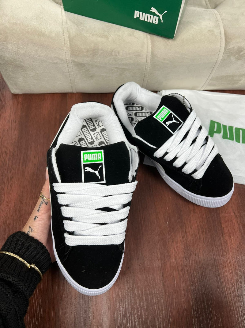 Tênis Puma Suede XL Preto Feminino Premium