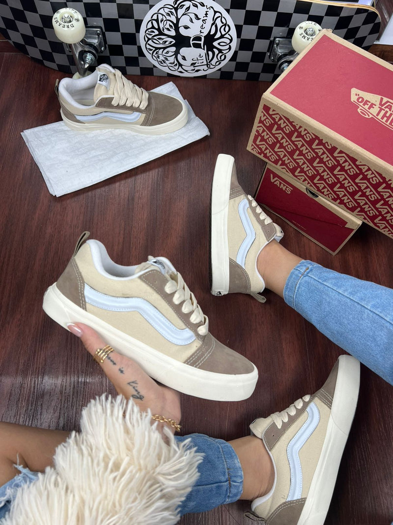 Tênis Vans Knu Bege Feminino Premium