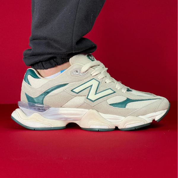 New balance 9060 beje e verde nacional premium