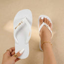 Chinelo Feminino Confortável Antiderrapante | Sandália de Dedo Leve para Dia a Dia