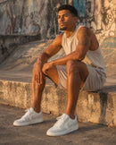 NIKE AIR JORDAN SB GOLD - CINZA BRANCO