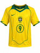 Camisa Retrô da Seleção Brasileira Total 90 de 2004/2005 - (RONALDO 9)