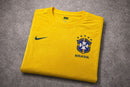 Camisa Dry-Fit Ultra- BRASIL -01 AMARELA