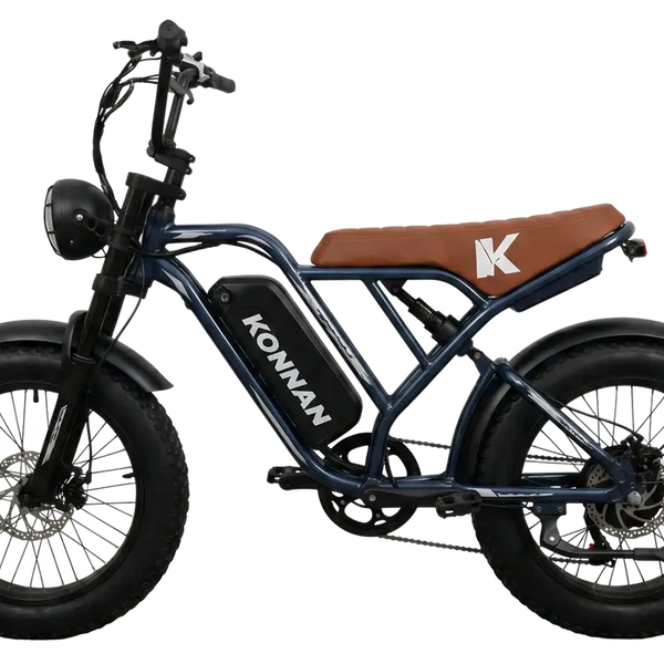 BICICLETA ELETRICA EXPLORER II 750W AZUL/BRANCO BATERIA DE LITIO 48V MARCA KONNAN - PX-XP08