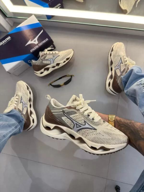 MIZUNO WAVE STRATOS 3 - BEGE