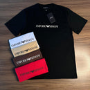 Pack 6 Camisetas EMPORIO ARMANI SOBRETOM- Grade 2-M 2-G 2-GG
