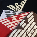 Pack 6 Camisetas - EMPORIO ARMANI LOGO GRANDE - Grade 2-M 2-G 2-GG