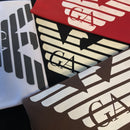 Pack 6 Camisetas - EMPORIO ARMANI LOGO GRANDE - Grade 2-M 2-G 2-GG