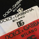 Pack 6  Camisetas - DOLCE GABBANA MILANO DG - Grade 2-M 2-G 2-GG