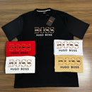 Pack 6 Camisetas - HUGO BOSS  ESCRITO COM RISCO - Grade 2-M 2-G 2-GG