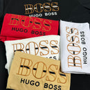 Pack 6 Camisetas - HUGO BOSS  ESCRITO COM RISCO - Grade 2-M 2-G 2-GG