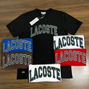 Pack 6 Camisetas - LACOSTE ESTAMPADA MEIO PEITO LACOSTE - Grade 2-M 2-G 2-GG