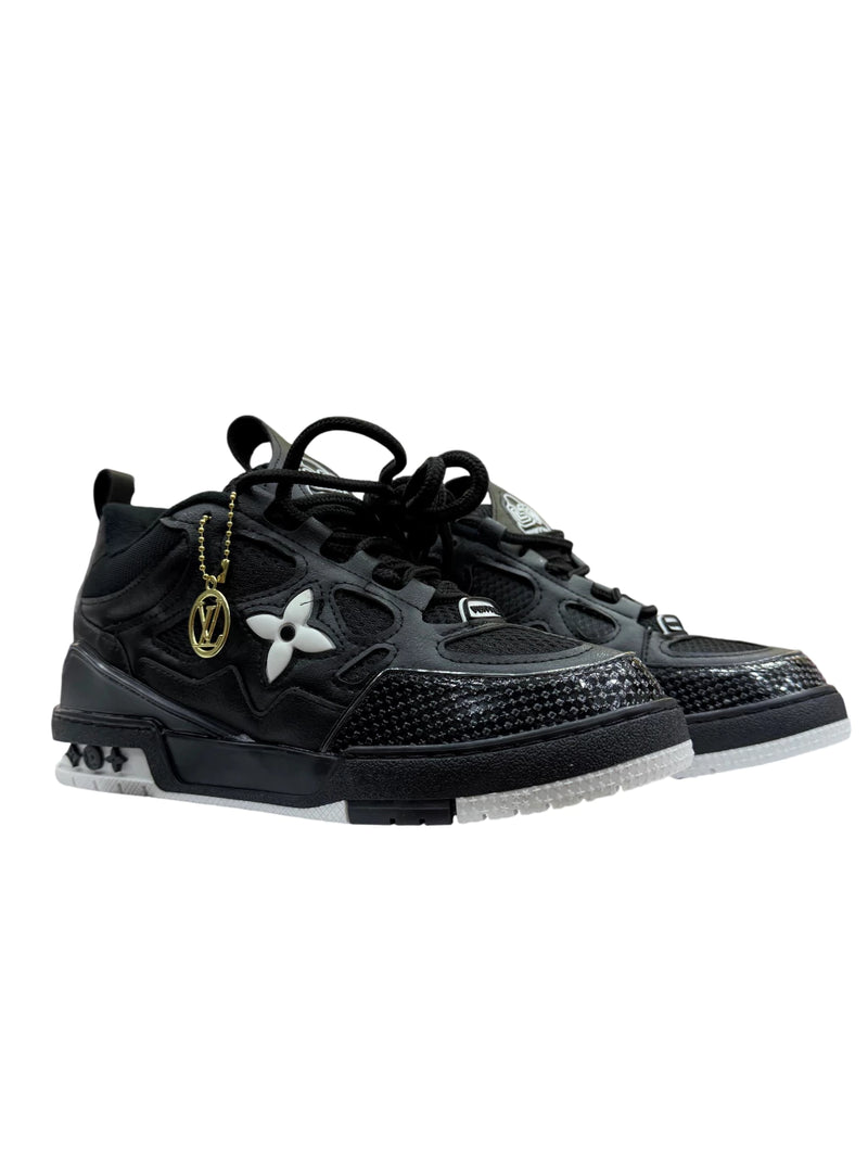 Tenis LV Trainer Flor preto