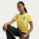 Camisa Brasileira I COPA 2026 Feminina - Amarela