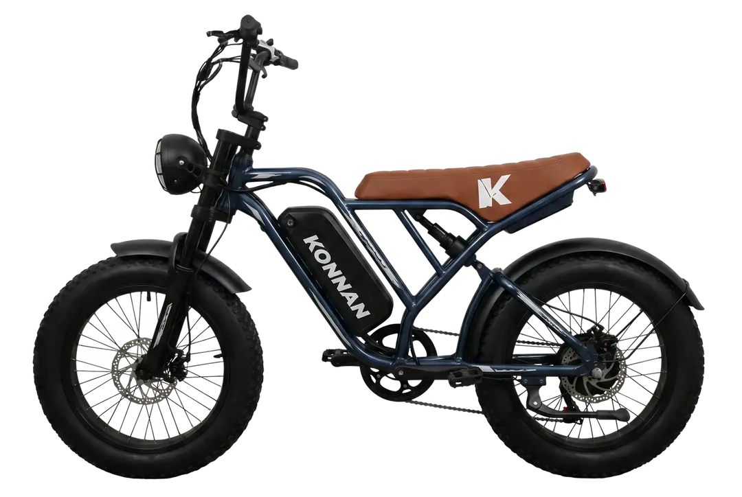 BICICLETA ELETRICA EXPLORER II 750W AZUL/BRANCO BATERIA DE LITIO 48V MARCA KONNAN - PX-XP08