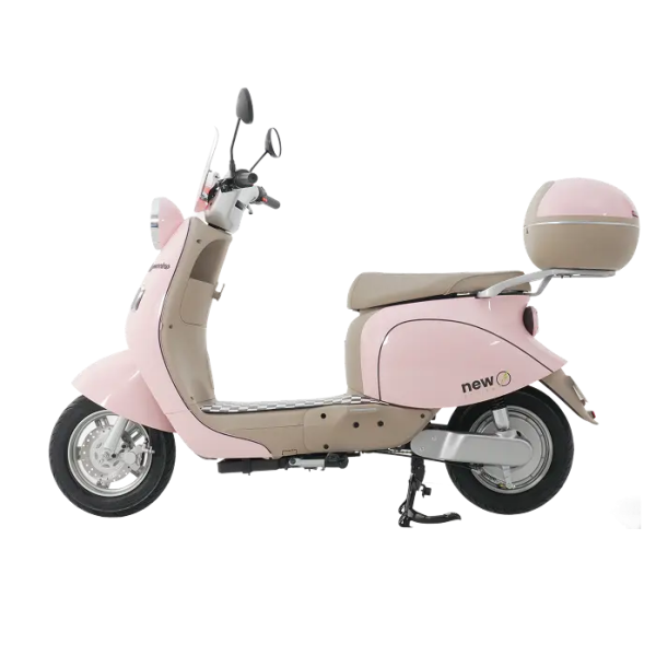 PREVISÃO 05/09 - SCOOTER ELETRICA CAPPUCCINO 1000W ROSA/BEGE BATERIA DE LITIO 60V 20AH MARCA NEW E-BIKE