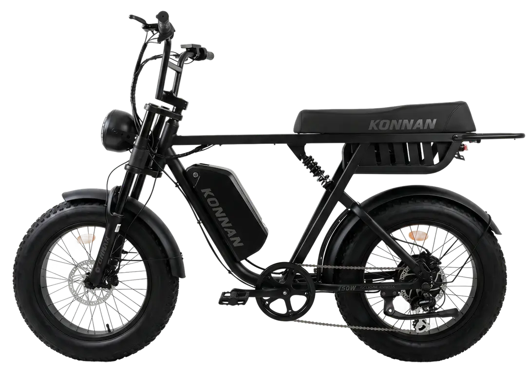 BICICLETA ELETRICA ADVANTAGE 750W PRETO/CINZA BATERIA DE LITIO 48V 18,2AH MARCA KONNAN