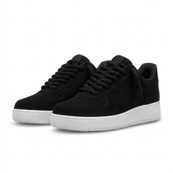 NIKE AIR FORCE 1 GOLD - PTO CD TRANÇADO