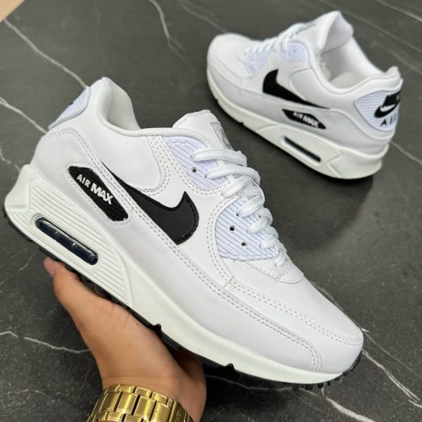 NIKE AIR MAX 90 - BRANCO PRETO